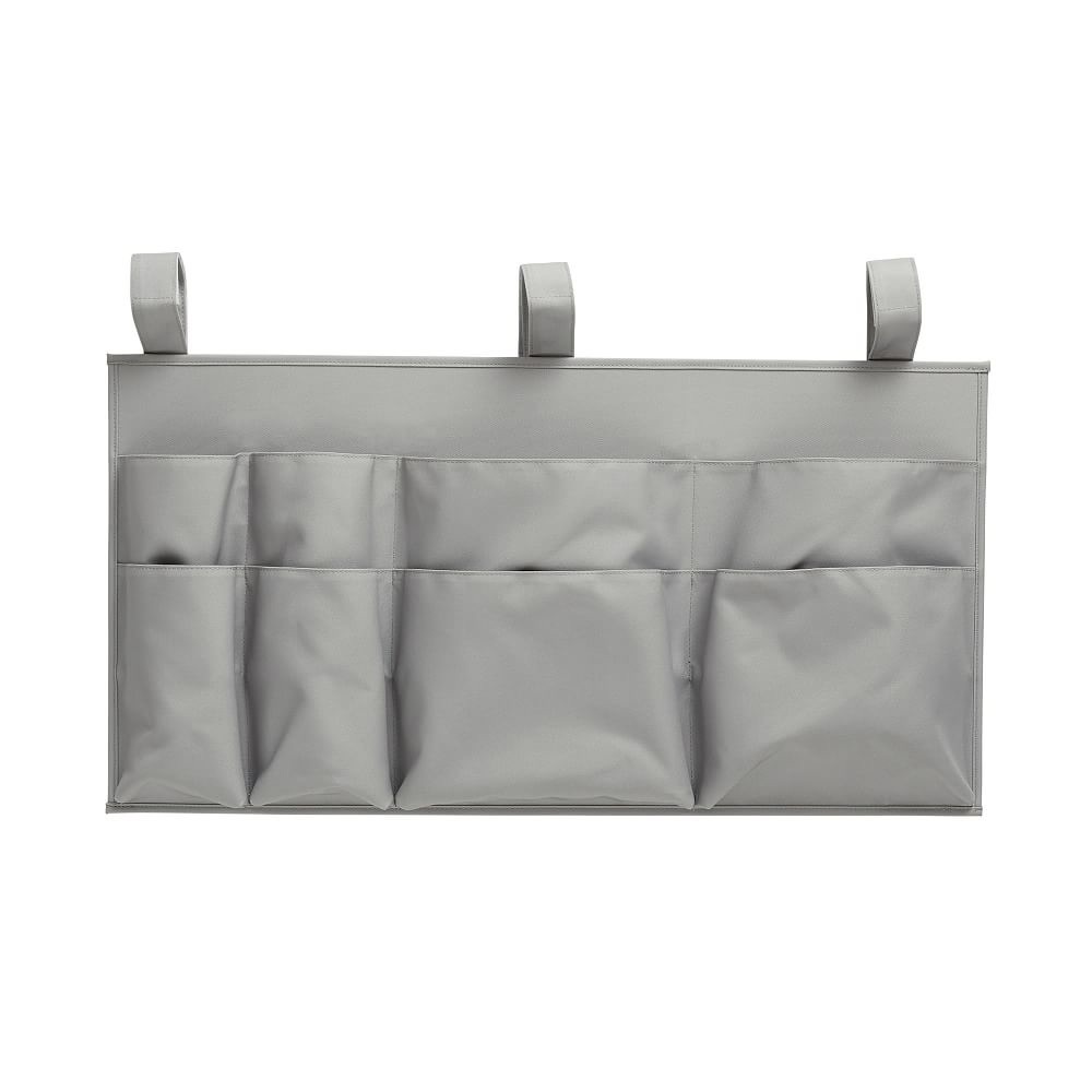 Pottery Barn Teen Gray Hanging Organizer Recycled Ultimate Footboard Storage